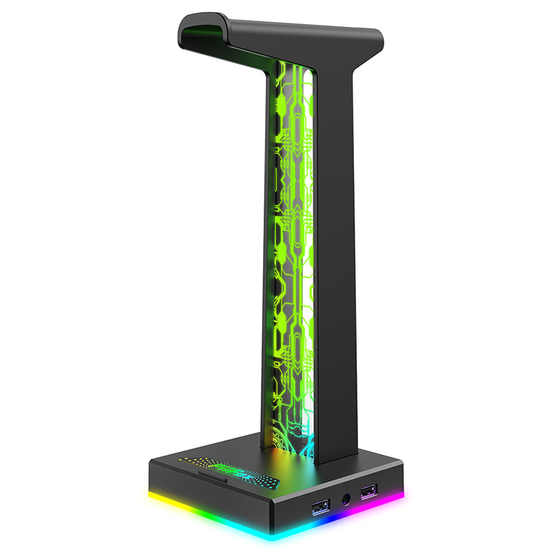 Pc Gaming Rgb - RGB 게이밍 헤드폰 스탠드 듀얼 USB