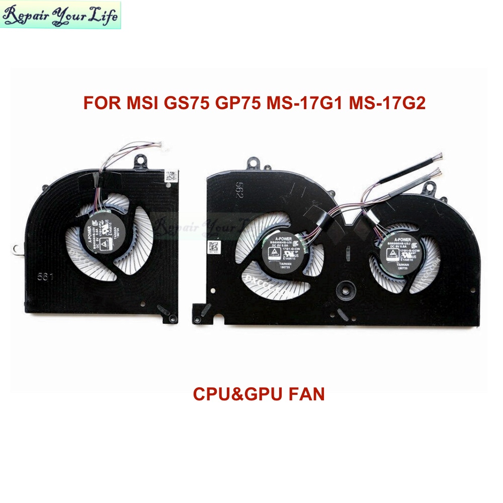 Pc Gaming Msi - 노트북 PC 냉각 팬 BS5005HS-U3I U3J