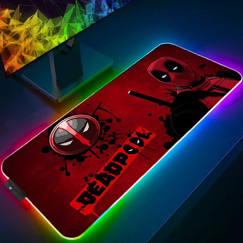 Pc Gaming Rgb - LED 마우스 패드 게임용 백라이트 락