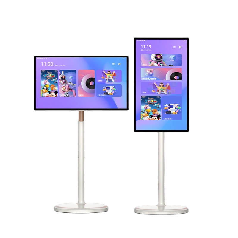 Monitor Stand - 32인치 이동식 터치스크린 모니터 안드로이드 무선
