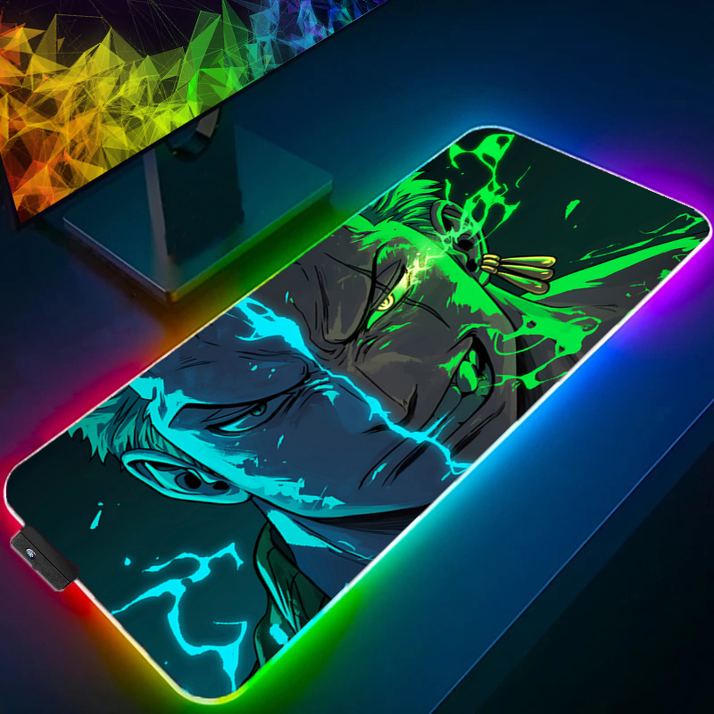 Pc Gaming Rgb - 원피스 조로 마우스 패드 RGB 게임