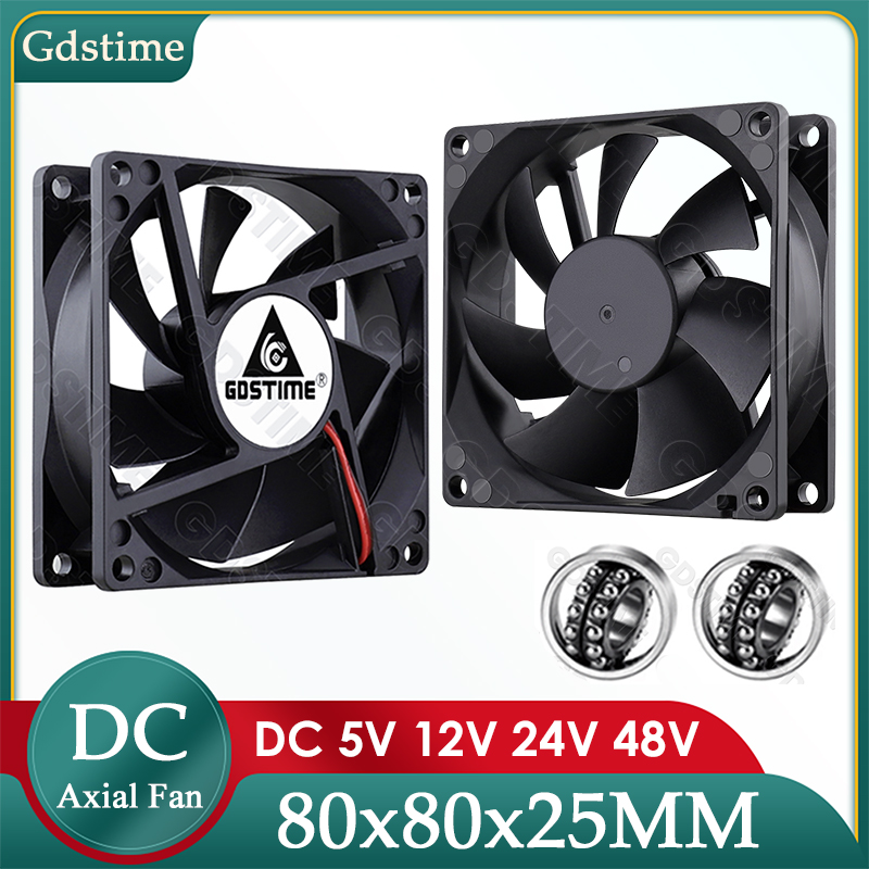 Pc Case Fan - Gdstime DC 5V 12V 24V 팬