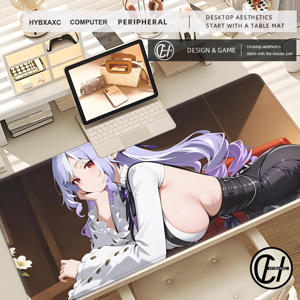 Pc Gaming Zone - HYBXAXC 마우스 패드 노트북 애니메이션 소녀