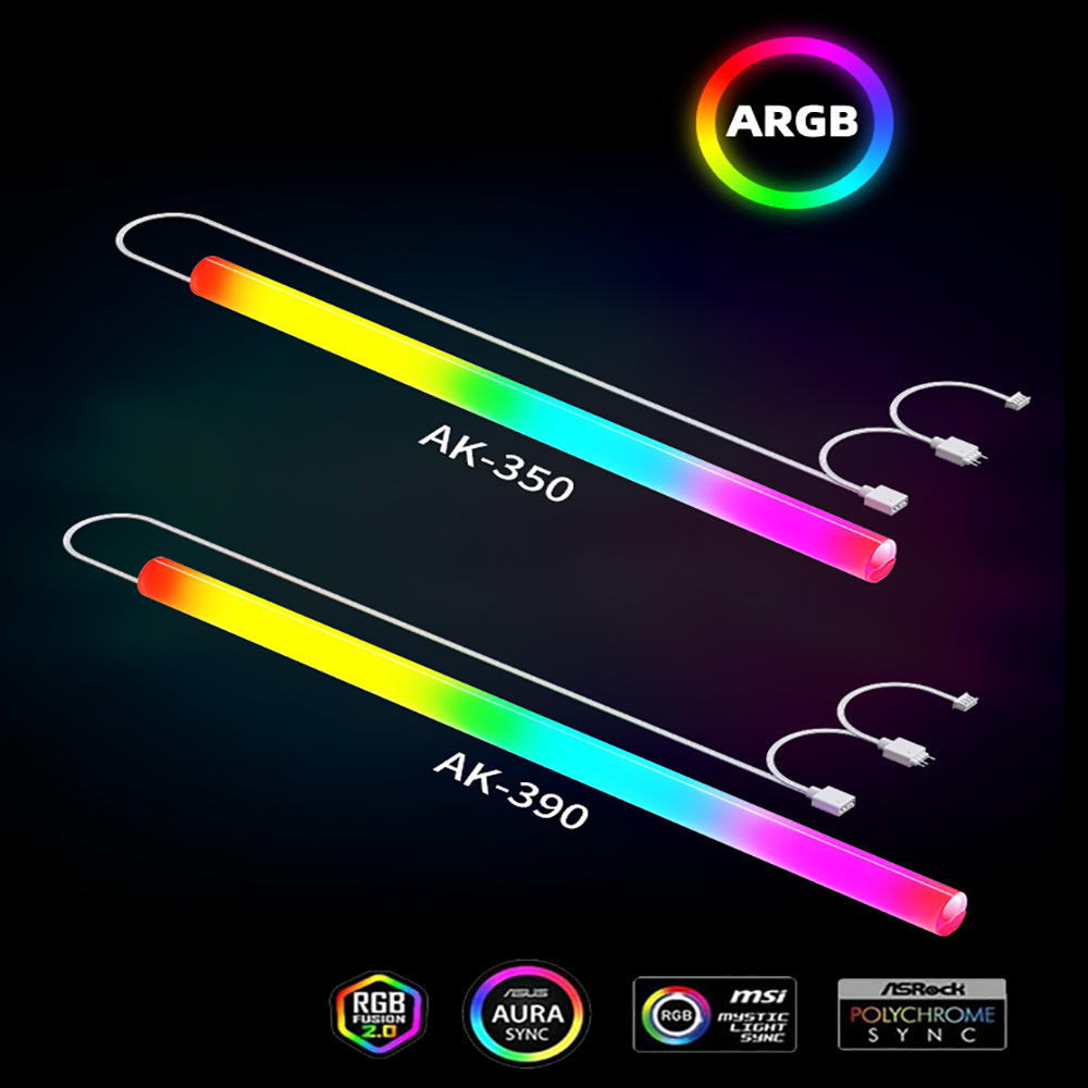 유연한 5V 주소 지정 ARGB 네온 튜브 조명 (커버 - Pc Gaming Youtube 리뷰 및 가격