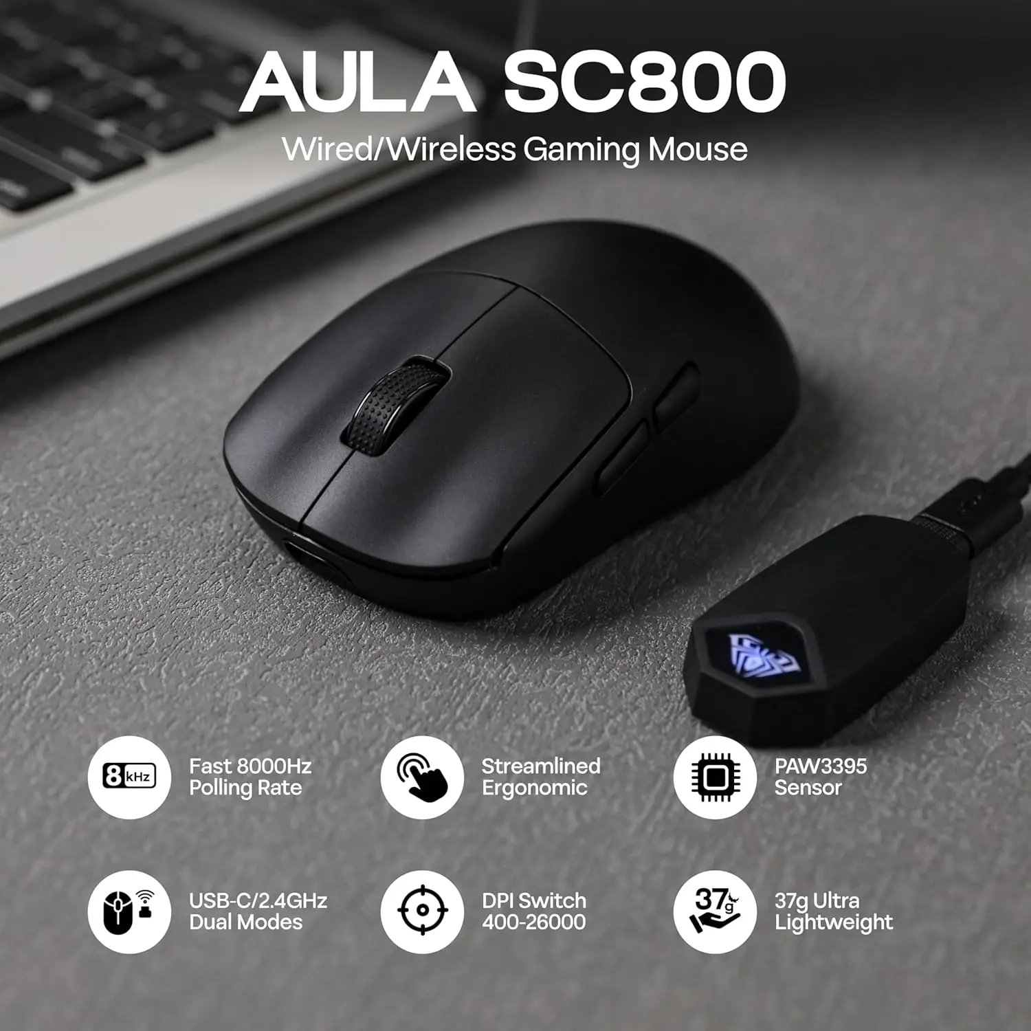 AULA SC800 게임용 마우스 USB-C 유선/2. - Pc Gaming Gigabyte 리뷰 및 가격