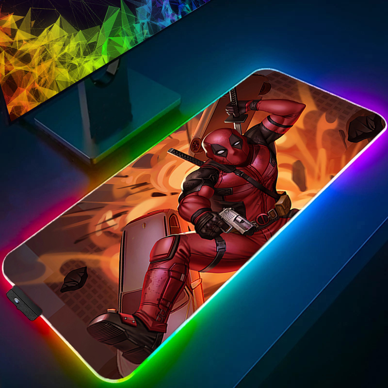 LED 마우스 패드 게임용 백라이트 락 엣지 애니메이션 - Pc Gaming Rgb 리뷰 및 가격