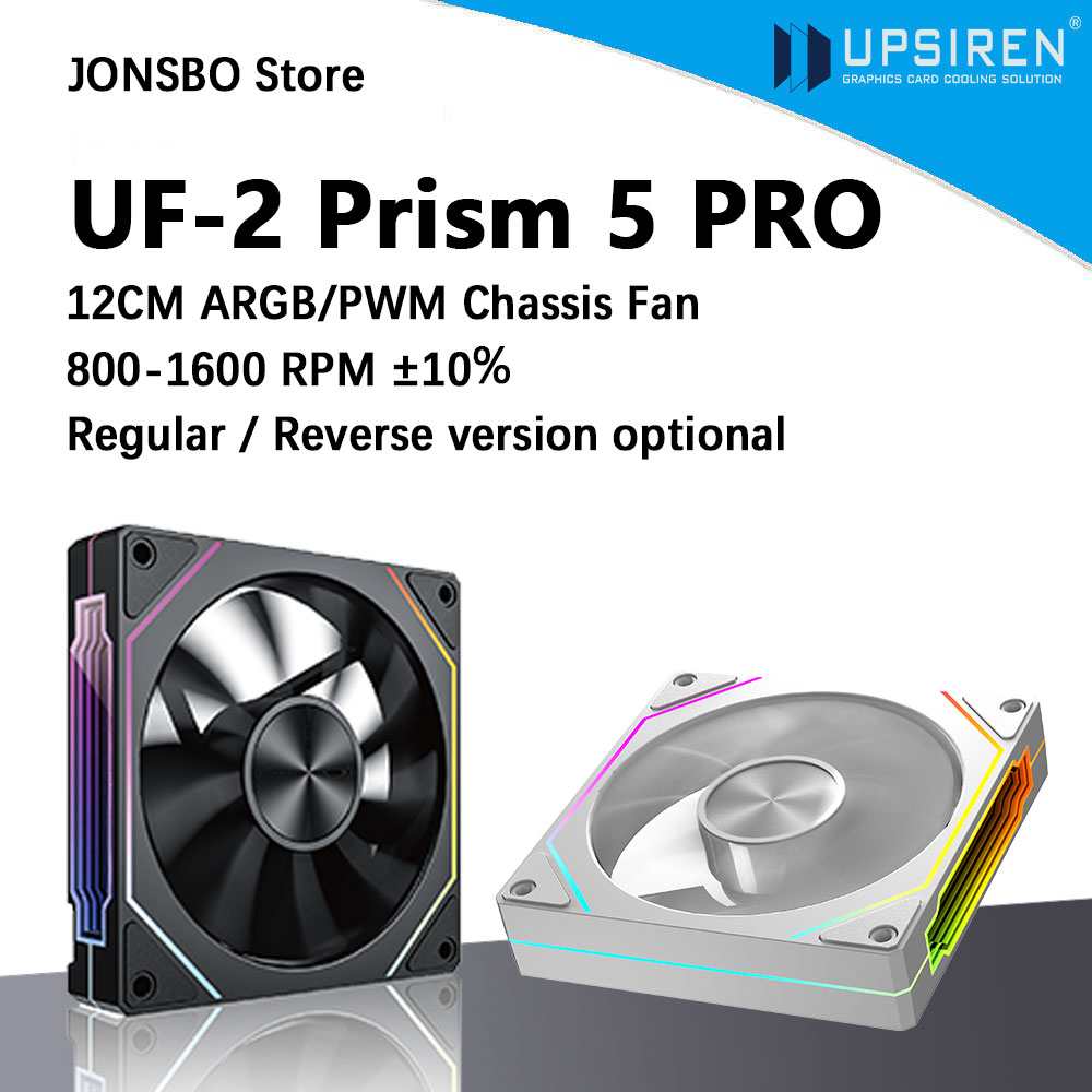 UPSIREN UF-2 PRISM 5 PRO 12CM  - Pc Case Fan 리뷰 및 가격