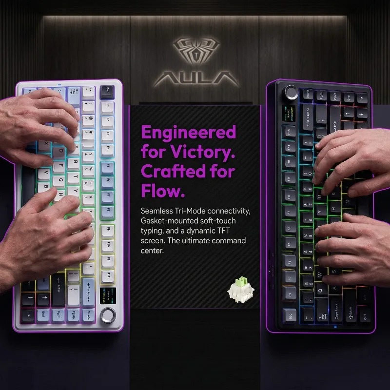 AULA F75 Max 기계식 키보드 75% 레이아웃  - Pc Gaming Rgb 리뷰 및 가격