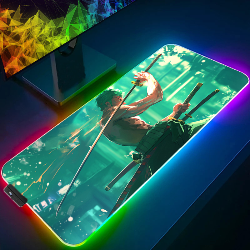 원피스 조로 마우스 패드 RGB 게임 액세서리 Gabi - Pc Gaming Rgb 리뷰 및 가격