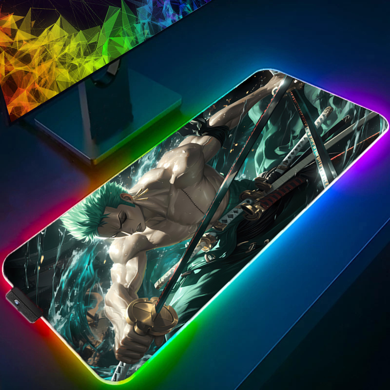 원피스 조로 마우스 패드 RGB 게임 액세서리 Gabi - Pc Gaming Rgb 리뷰 및 가격