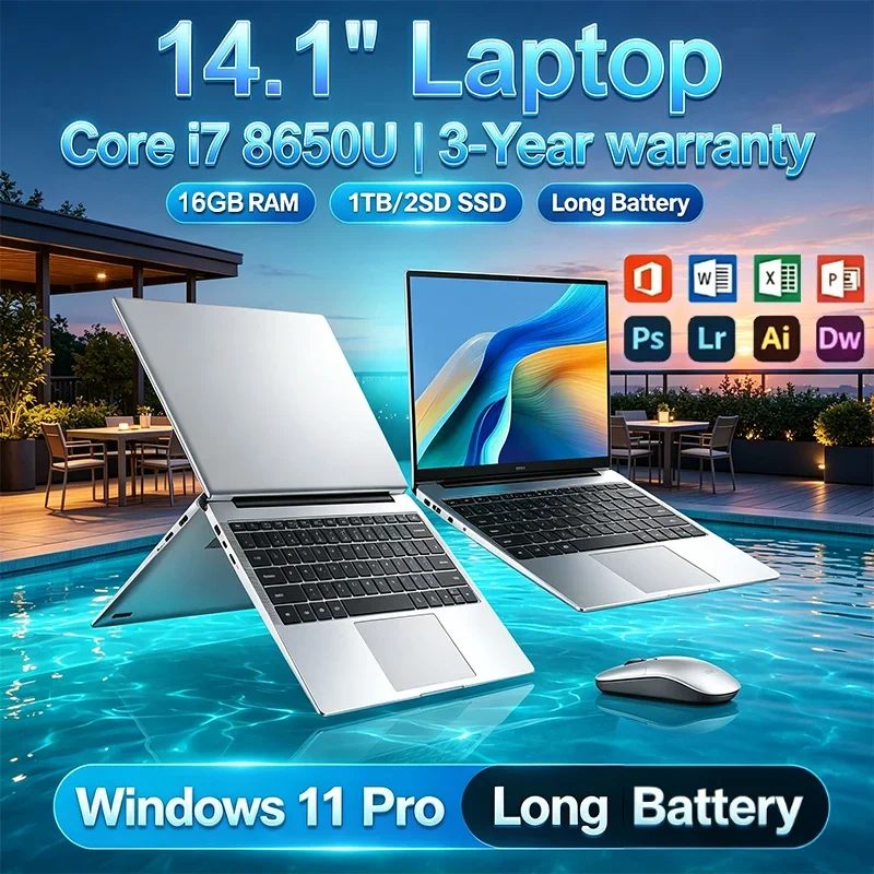 새로운 14.1인치 휴대용 노트북 윈도우 11 32GB - Pc Gaming I7 리뷰 및 가격