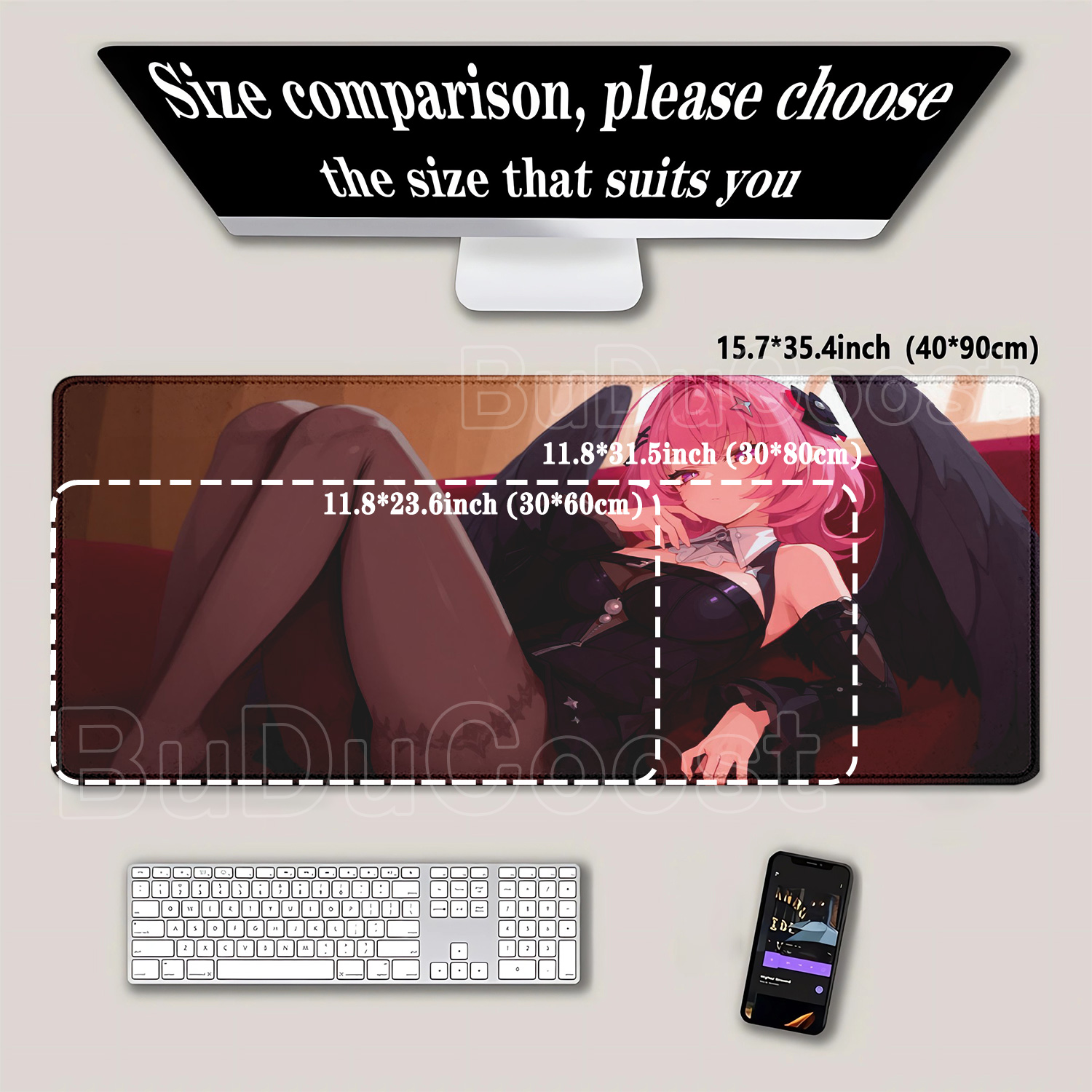 마우스패드 HD 프린팅 뉴 레미엘 댄 젠리스 존 제로  - Pc Gaming Zone 리뷰 및 가격