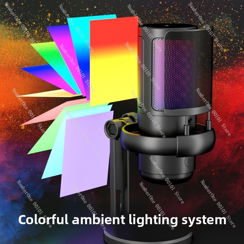 USB 데스크탑 콘덴서 마이크 PC 게임 채팅 녹음용  - Pc Gaming Rgb 리뷰 및 가격