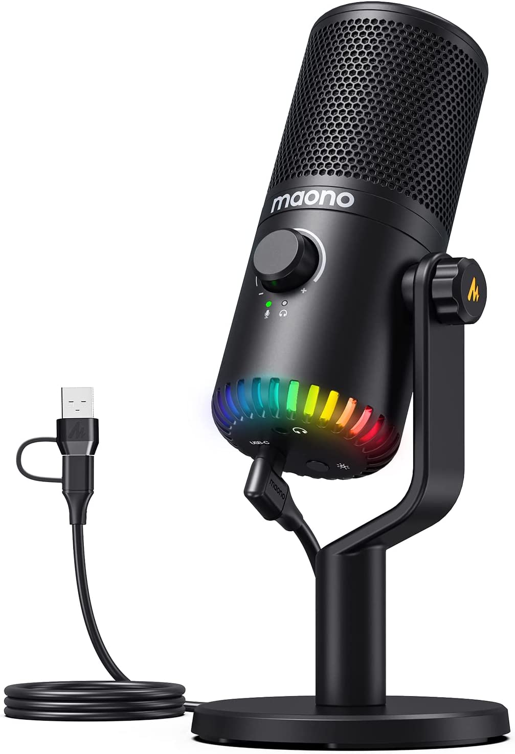 마오노 DM30 게이밍 마이크 RGB 조명 USB 콘덴 - Pc Gaming Rgb 리뷰 및 가격