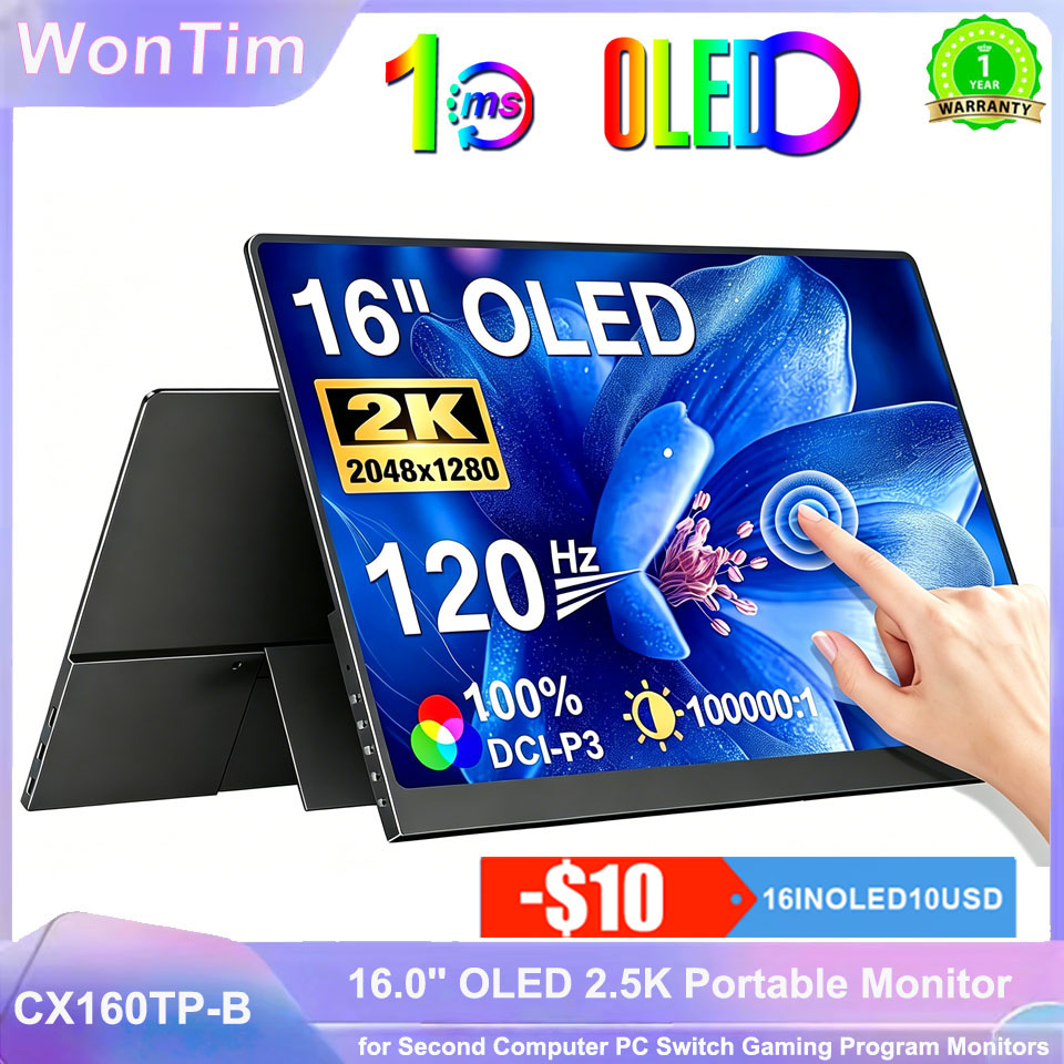 원팀 16.0인치 4K OLED 스크린 휴대용 모니터  - Pc Gaming Gigabyte 리뷰 및 가격