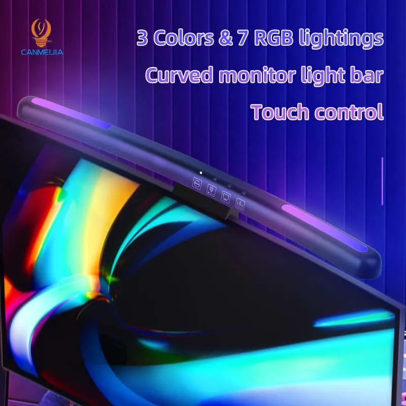 곡선 LED 모니터 라이트 바, USB RGB PC 스 - Pc Gaming Rgb 리뷰 및 가격